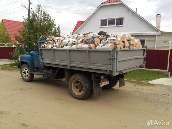 Берёза тюльками,колотая