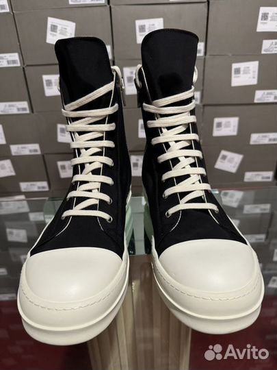 Rick Owens Drkshdw Neylon Ramones High