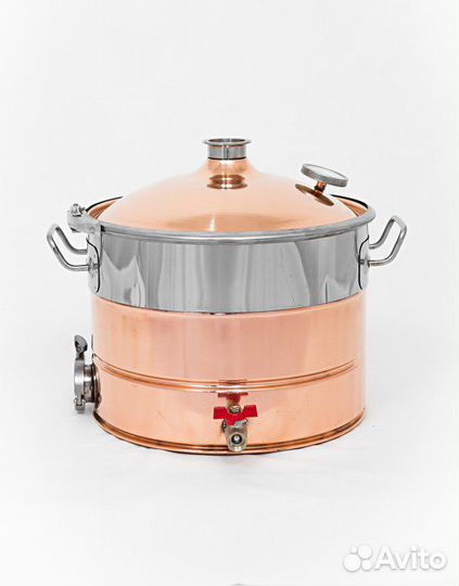 Медный перегонный куб 30 и 50 литров под Индукцию