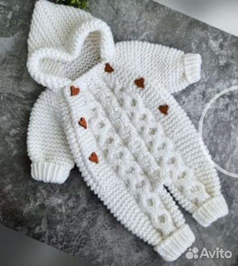 Вязаные детские вещи на заказ