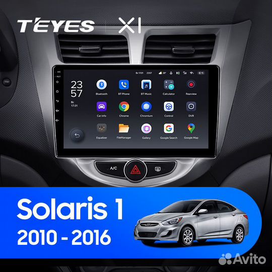 Магнитола солярис хендай Teyes X1 2/32