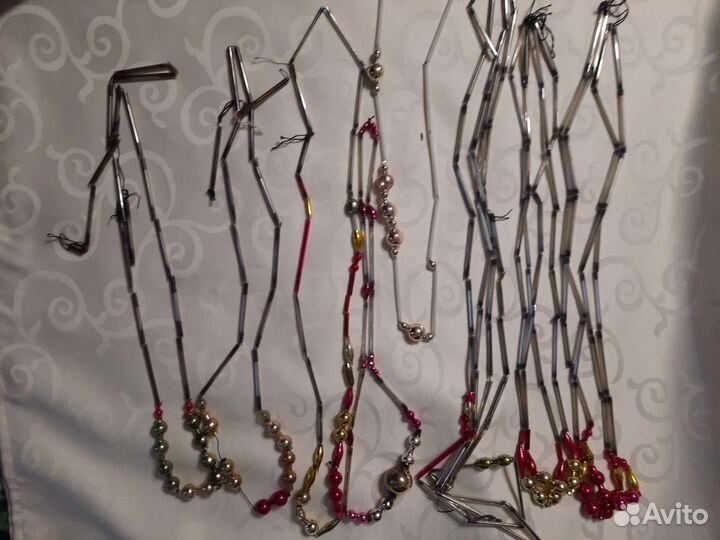 Бусы стеклярус СССР