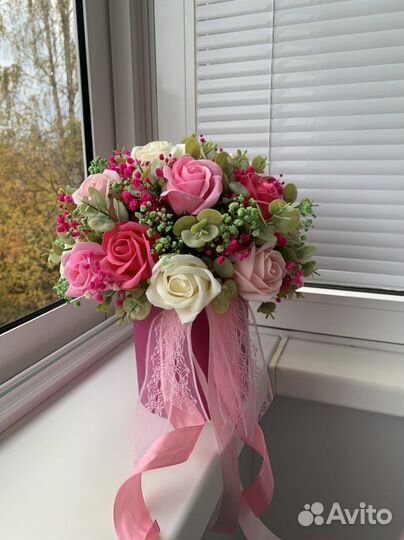 Букет цветов из мыла