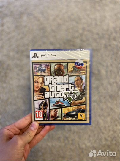 GTA 5 (новый, запечтан, rus) PS5