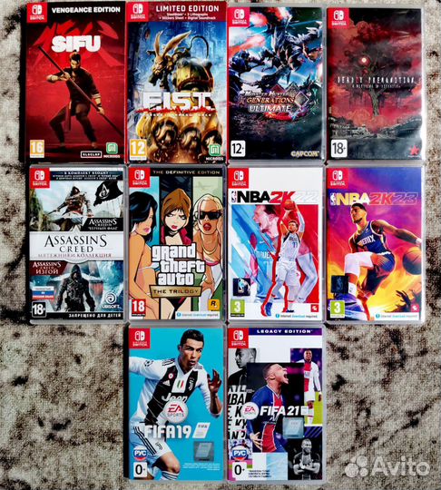 Nintendo switch игры