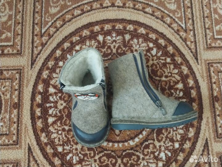 Ботинки зимние детские 23р