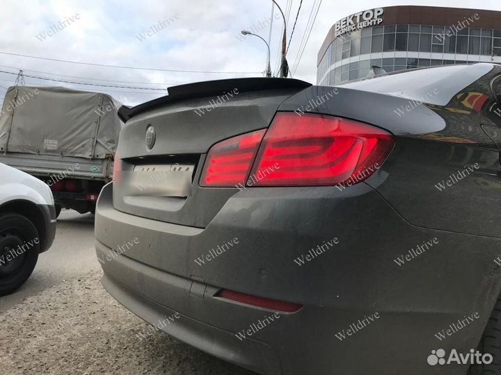 Спойлер BMW 5 F10 М4 черный глянец