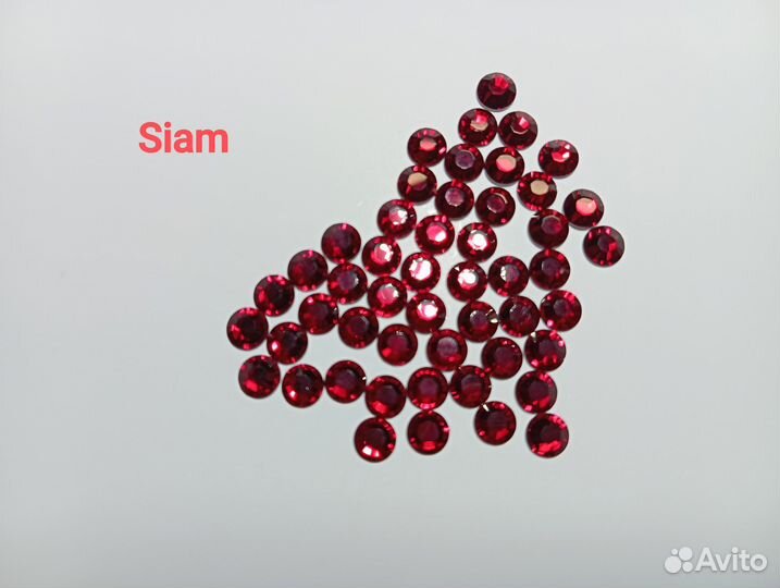 Стразы Swarovski термоклеевые ss20 5 цветов