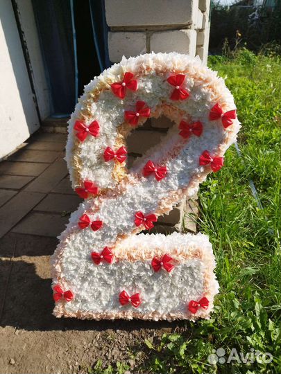 Объемная цифра 2