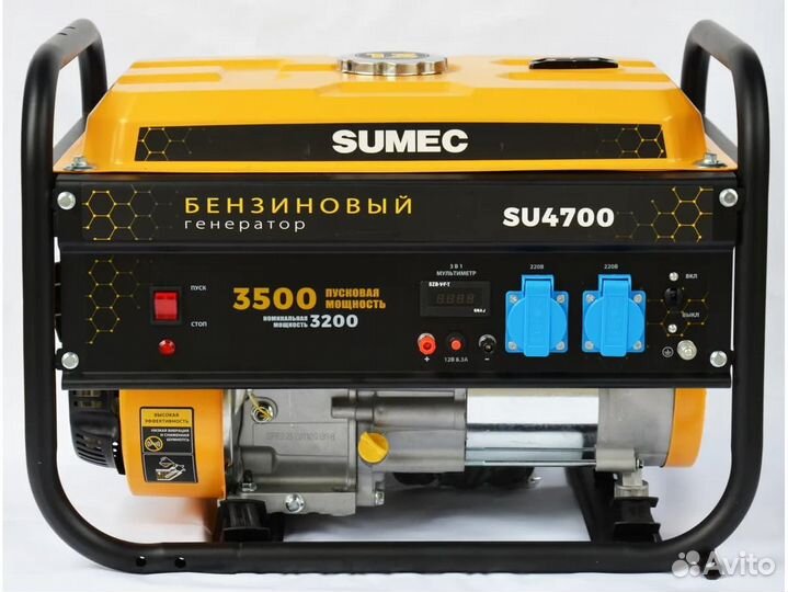 Бензиновый генератор Sumec SU4700 3,5 кВт ручной