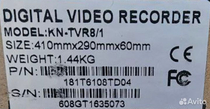 Видеорегистратор keno KN-TVR8/1