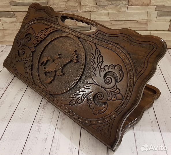 Нарды резные Зодиак Рак