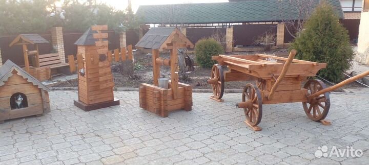 Декоративная телега