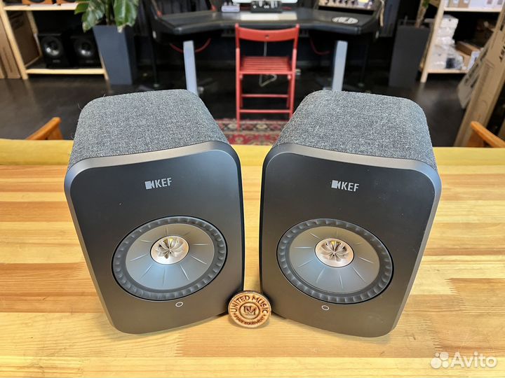 Kef LSX II Carbon Black, комплект в Наличии