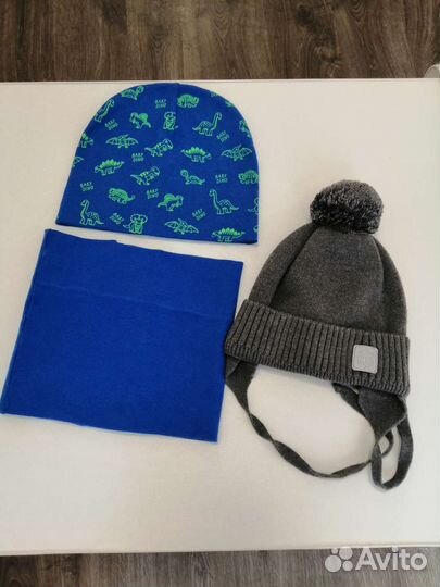 Шапки для мальчика 46-48