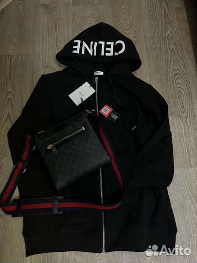 Celine зип худи