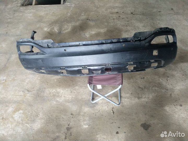 Накладка бампера Губа Юбка задняя Kia Sorento 2017