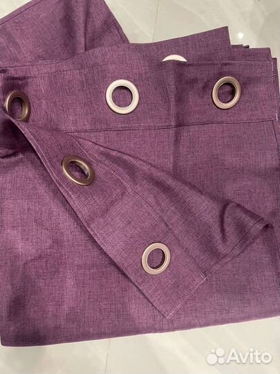 Шторы на люверсах новые