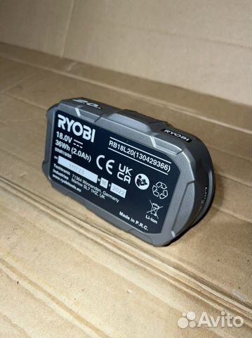 Аккумулятор Ryobi 18 В, LI-ION, 2.0 Ач Новый