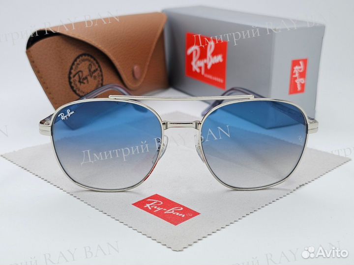 Очки Ray Ban 3688 Blue Gradient Стекло