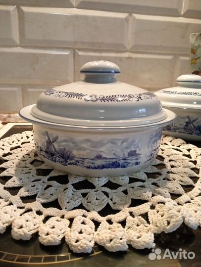 Супница фарфоровая гдр