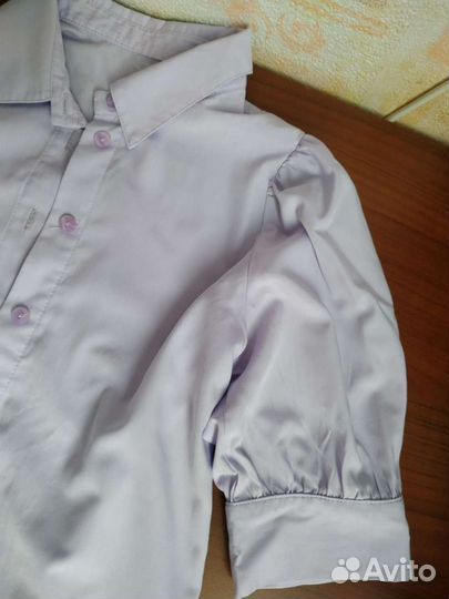 Блузка для девочки школьная 140-146