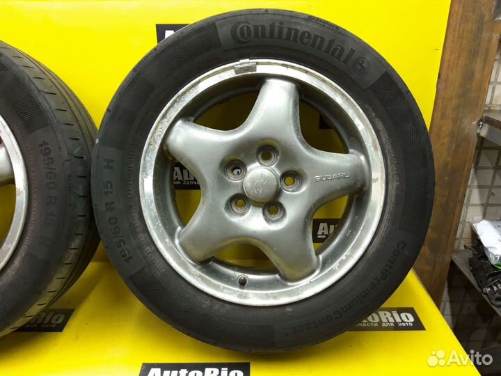 Комплект летних колёс 5х100 195/60 R15 Continental