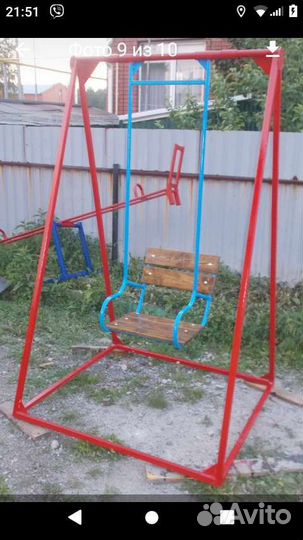 Детская качель уличная