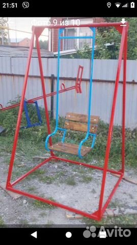 Детская качель уличная