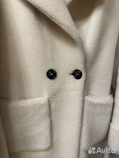 Шуба из овечьей шерсти 42