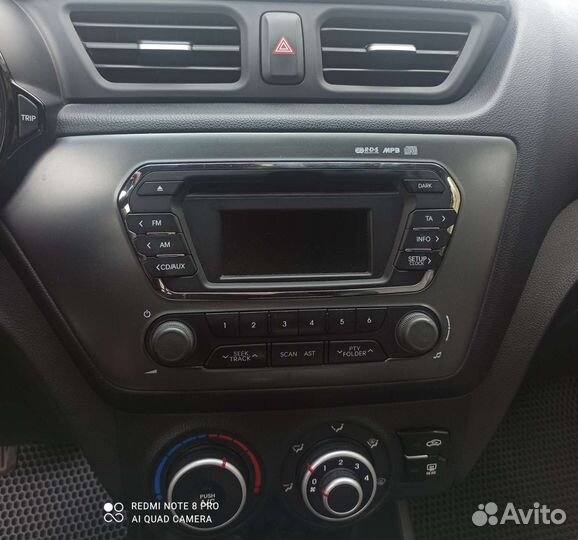 Штатная магнитола на kia rio 3 плюс 2 динамика