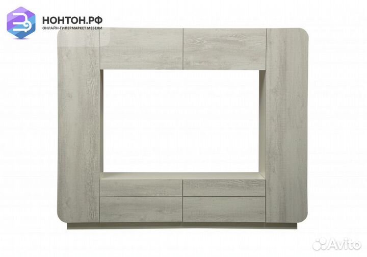 Стенка Лаванда-2 белый / бетон пайн белый