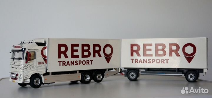 1/50 Volvo FH04 Rebro прицеп фура WSI эксклюзив