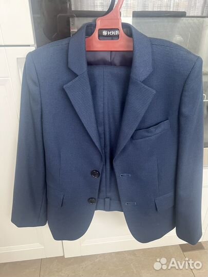 Школьный костюм для мальчика 122 синий