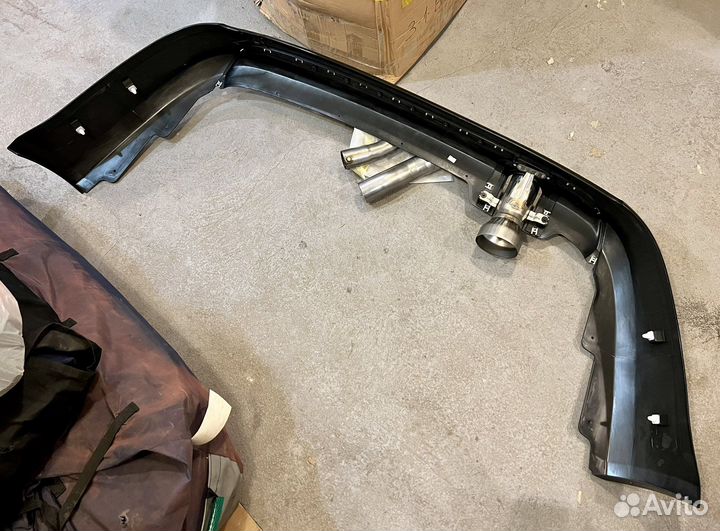 Обвес заднего бампера Chevrolet Aveo T300 седан