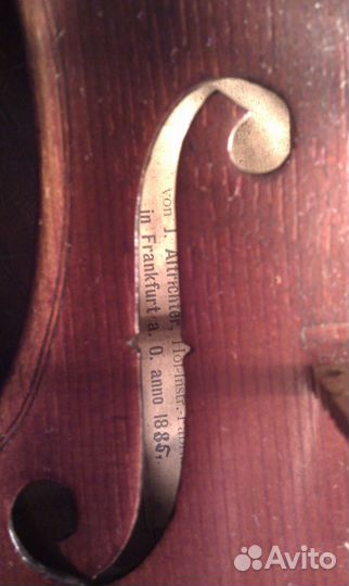 Скрипка 1885г.J. Altrichter Antonio Stradivari