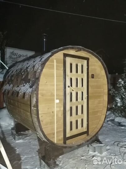 Баня бочка