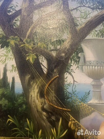 Большая картина Сатаров М.А маслом 93х73