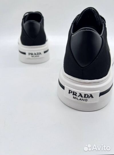 Кеды мужские Prada, кожа натуральная