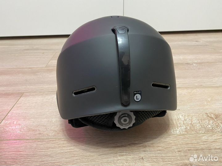 Шлем горнолыжный с визором unisex черный