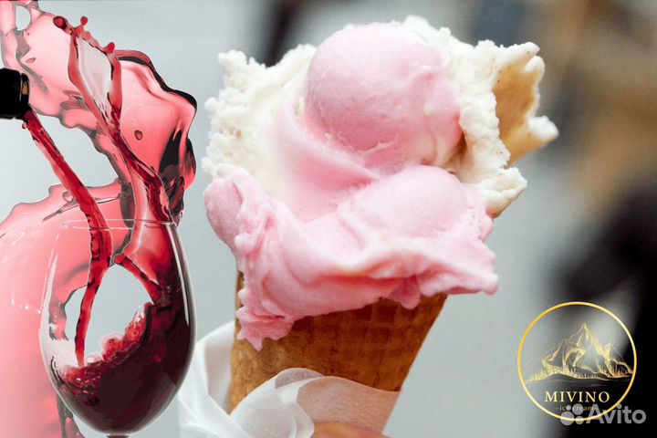 Продажа алко-крафтового мороженого 