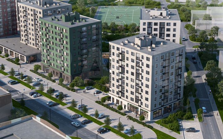 3-к. квартира, 68,5 м², 6/9 эт.