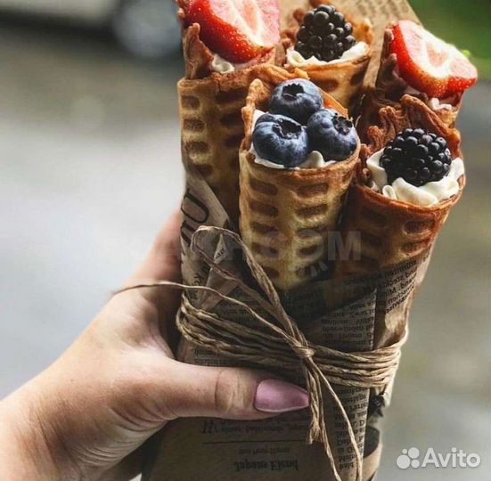 Вафельные трубочки десерты