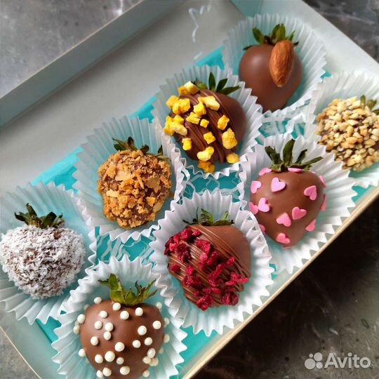 Набор из клубники в шоколаде