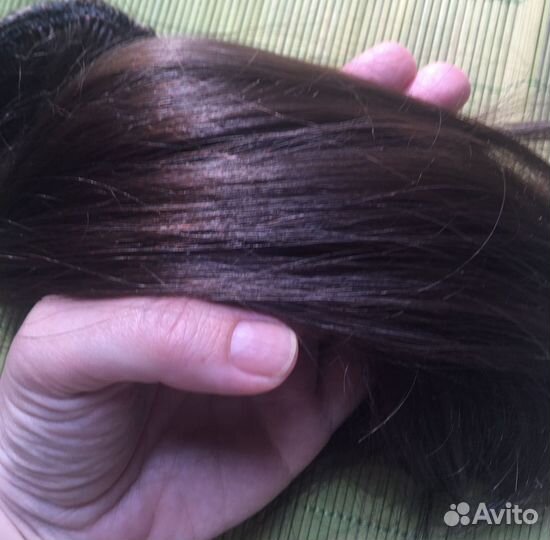 Шиньон из натуральных волос