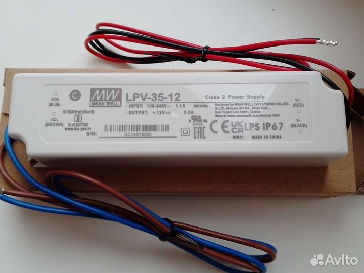 Блок питания Mean Well 12V