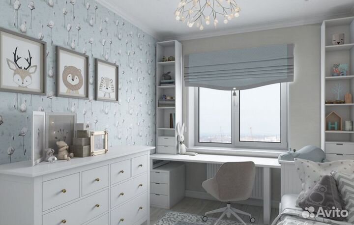 Рабочий стол. Рабочая зона у окна