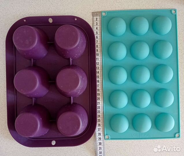 Силиконовые формы, пластиковые, перфорированные