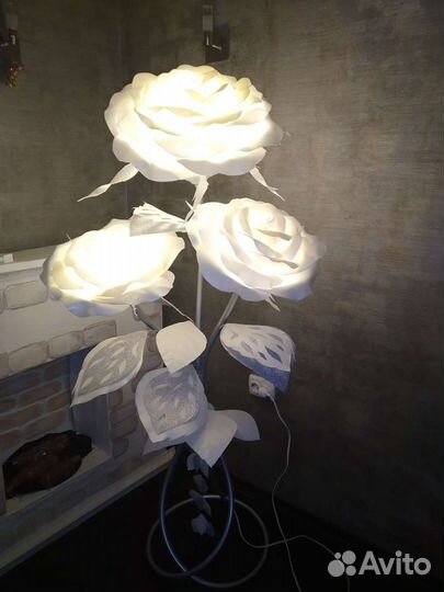 Светильник - роза