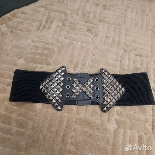 Широкий пояс на резинке